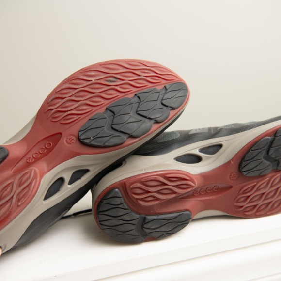 ECCO Biom Fjuel Green Gray Mesh Athletic Outdoor Sneaker Shoes Men’s Size 12 - Picture 5 of 6